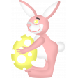 Bunny and egg