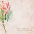 Pretty Botanics Journal Card - Pink Flower