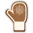 Winter Day Gingerbread Cookie Mitten