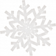 Winter Fun - Snow Baby White Snowflake