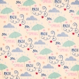 Spring Day Collab - April Showers Spring Rain with Umbrellas Paper