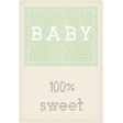 Baby Shower Baby 100% Sweet Tag