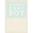 Baby Shower Beautiful Baby Boy Tag