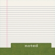 Heading Back 2 School - Noted 4x4 Journal Card