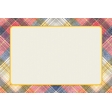 Heading Back 2 School - Plaid 4x6 Journal Card