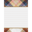 Bonfire Memories Plaid Journal Card 3x4