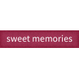 Delightful Days Sweet Memories Word Art Snippet