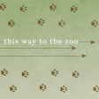 Into the Wild This Way to the Zoo Journal Card 4x4