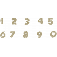 Into the Wild Alpha Numbers - Tan