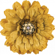 Frosty Forest Yellow Flower