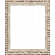 Autumn Bramble Newsprint Frame
