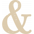 My Tribe Cream Ampersand Stamp