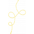 Peach Lemonade Yellow and White String