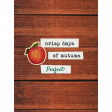 Mulled Cider Crisp Days Journal Card 3x4