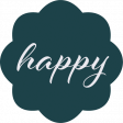 Apricity Print Label Happy