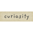 Naturally Curious Curiosity Word Art Snippet 