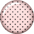 True Friend Light Pink Polka Dot Flair