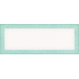 Shabby Chic Aqua Label