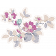 Shabby Chic Floral Sticker