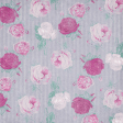 Shabby Chic Paper Roses Light Gray