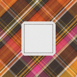 Sweet Autumn Plaid Journal Card 4x4