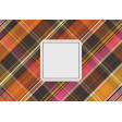 Sweet Autumn Plaid Journal Card 4x6