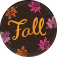 Sweet Autumn Mini Element Round Sticker Fall