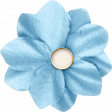 Woolen Mill Light Blue Flower 2