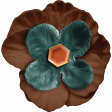 An Autumn To Behold Mini Element Brown Flower