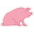 Green Acres Mini Pig Sticker