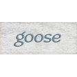 Green Acres Goose Word Art