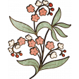 Summer Tea Floral Sticker Alternate