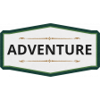Off The Beaten Path Adventure Word Label