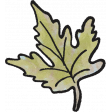 Homestead Life:  Autumn Green Leaf Sticker Alternate