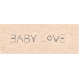 Baby Dear Mini Word Art Snippet Baby Love 