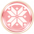 Flurries Pink Snowflake Brad