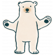 Flurries Polar Bear Sticker