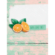 Orange Blossom Wood 3x4 Journal Card