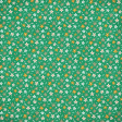 Orange Blossom Green Flowers Paper