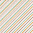 Orange Blossom Diagonal Striped Paper