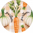 Lovely Garden Carrots Round Sticker