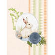 Lovely Garden Journal Card Bunny 3x4