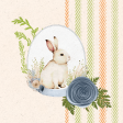 Lovely Garden Journal Card Bunny 4x4