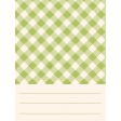 Lovely Garden Journal Card Gingham 3x4