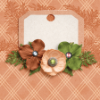 Lovely Garden Journal Card Label 4x4