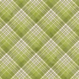 Lovely Garden Green Plaid Paper 