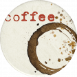 Coffee And Donuts Extra Round Sticker Coffee