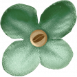 Coffee And Donuts Mini Green Flower