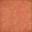 Coffee & Donuts Red Damask Paper