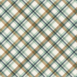 Coffee & Donuts Plaid Paper 05